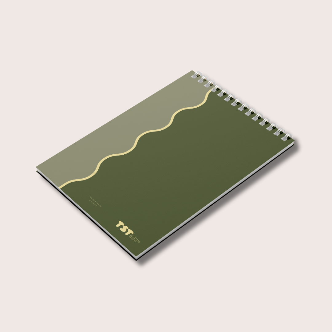 Notepad Green Waves — 2