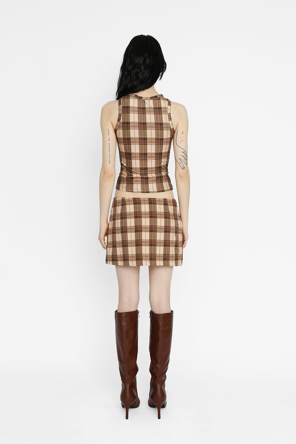 Tanktop in 90 Plaid