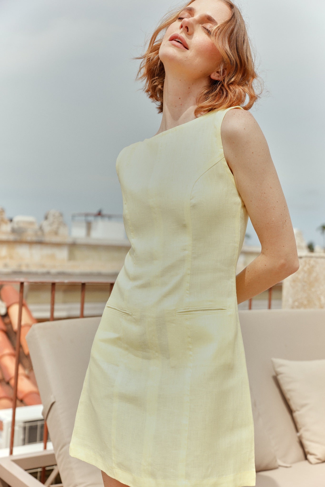 Mini Gelatto Dress Ivory