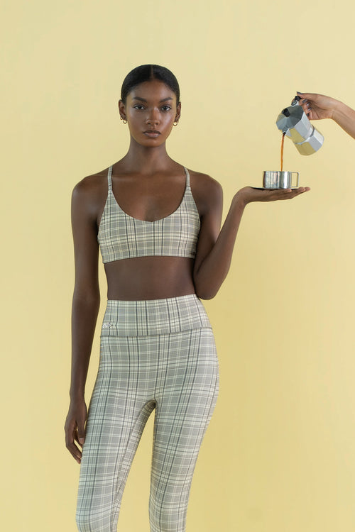 Classic Top in Butter Grid — 2