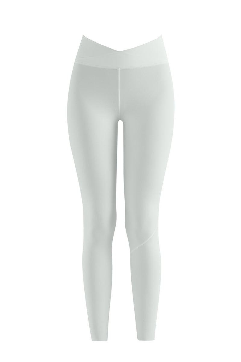 Crossed V Leggings in Vainilla Ice — 2