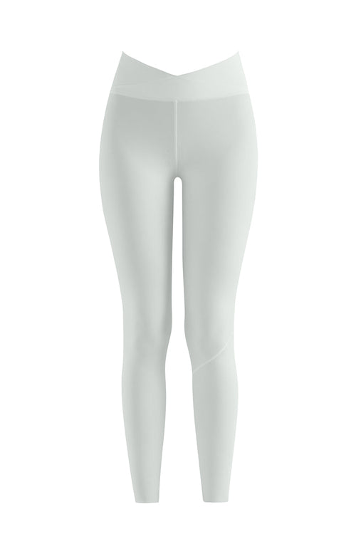 Crossed V Leggings in Vainilla Ice — 2