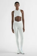 Crossed V Leggings in Vainilla Ice