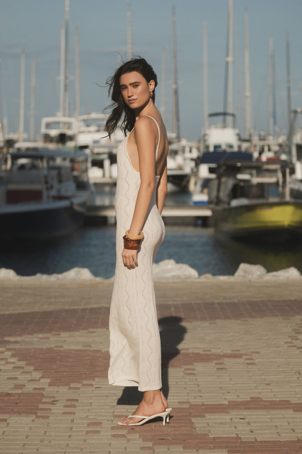 Vestido Salina Marfil — SERRA