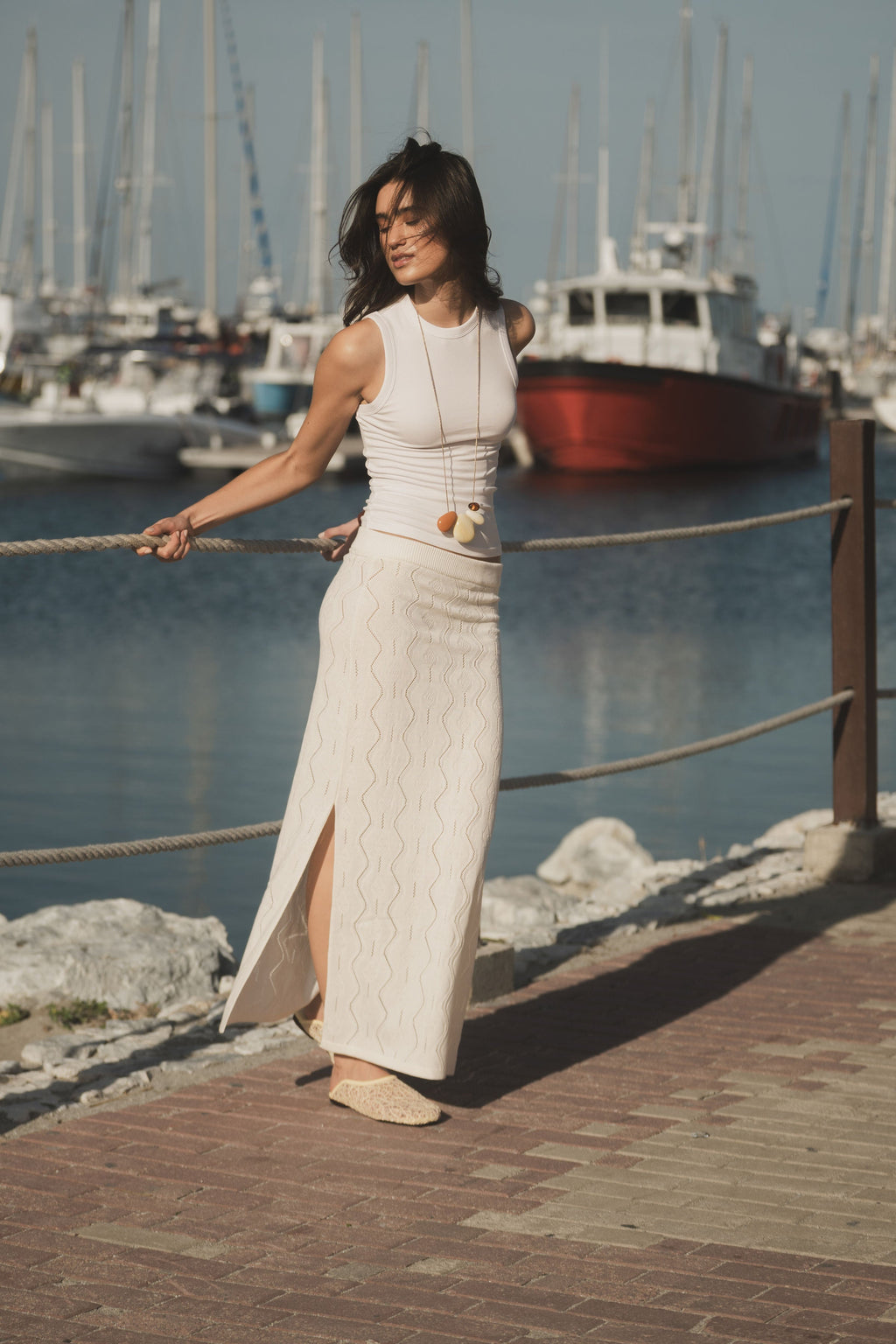 Falda Niebla Marfil — SERRA