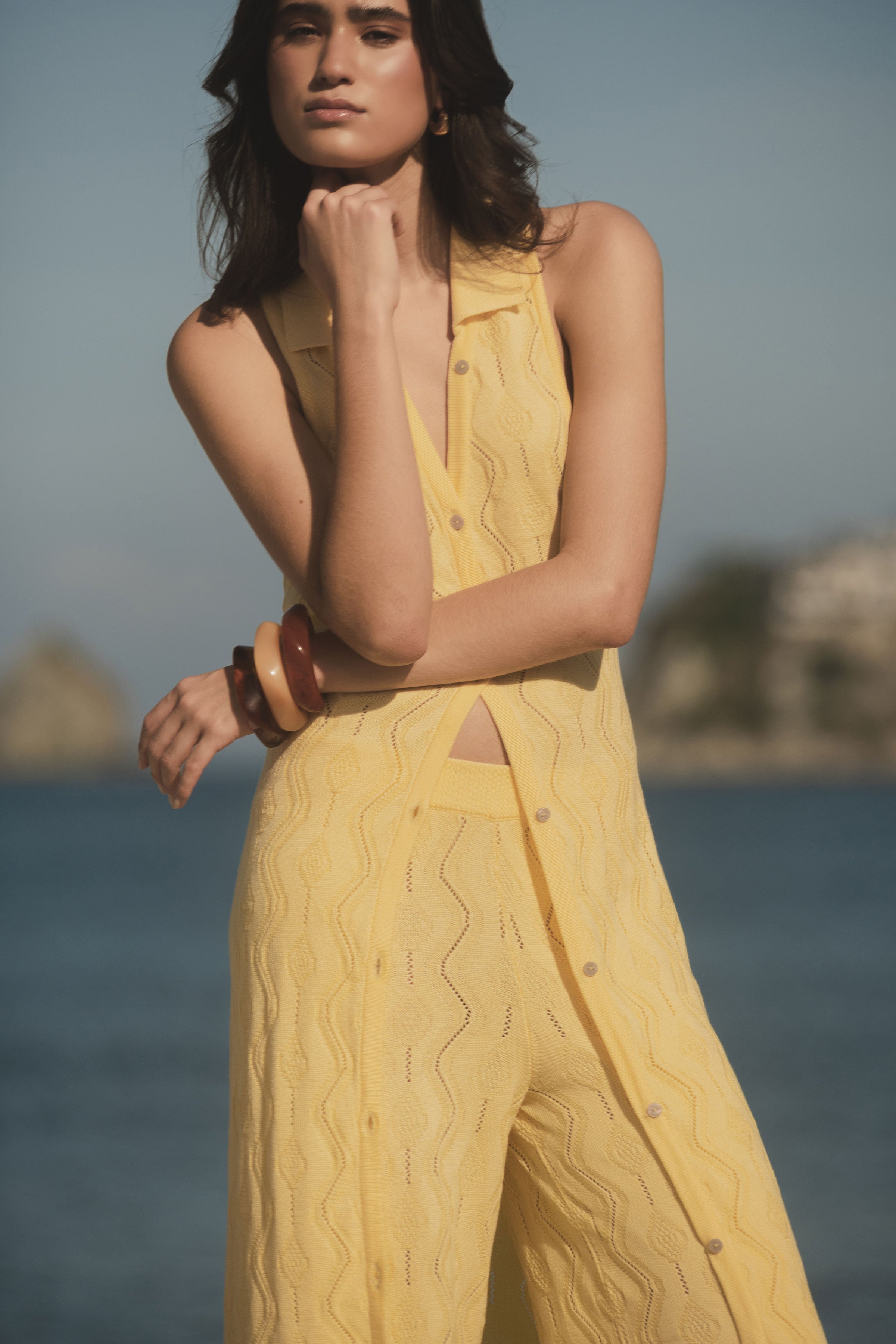 Top Sol de Agua Amarillo — SERRA