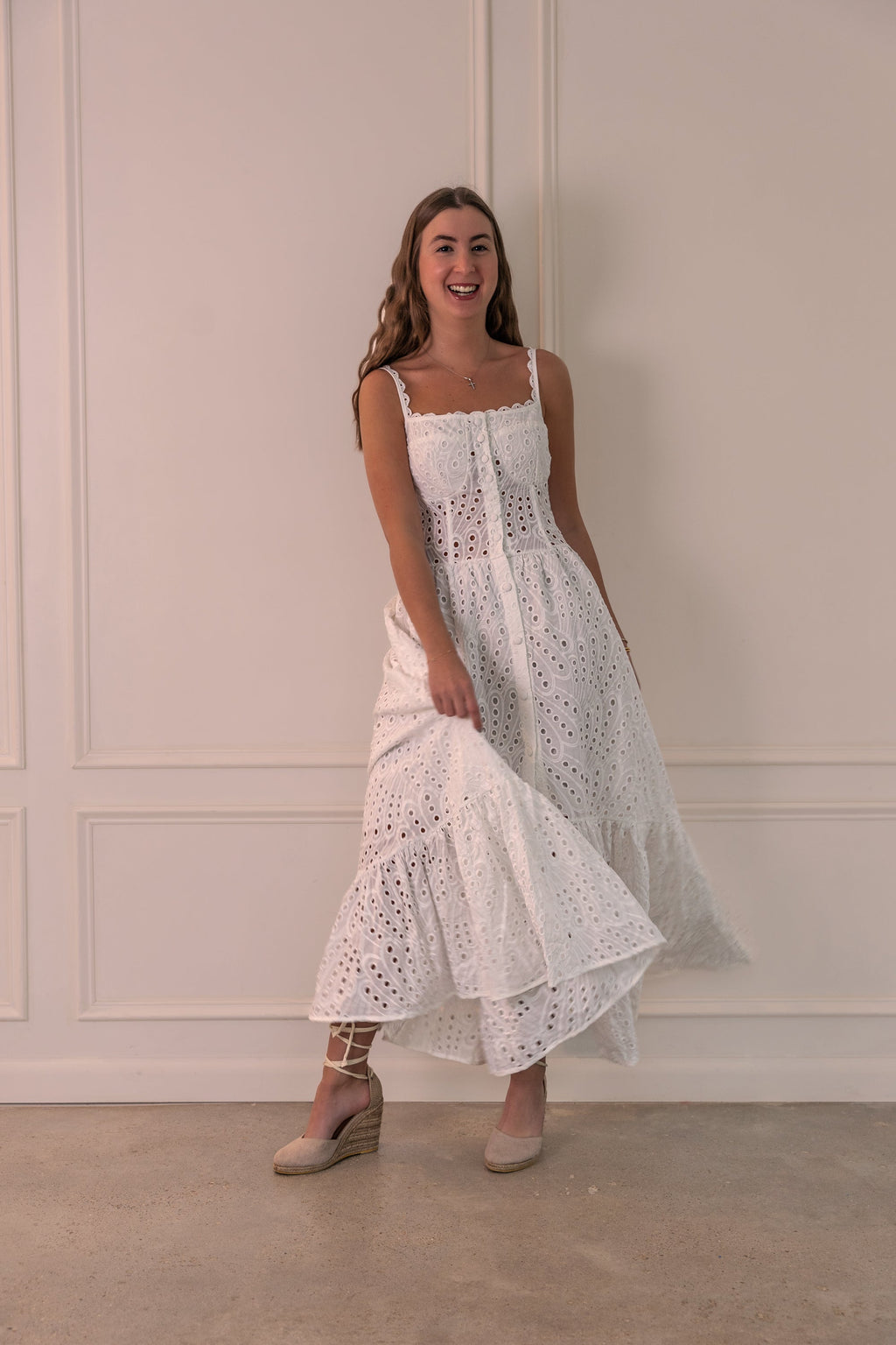 Vestido Manuela Blanco — SERRA