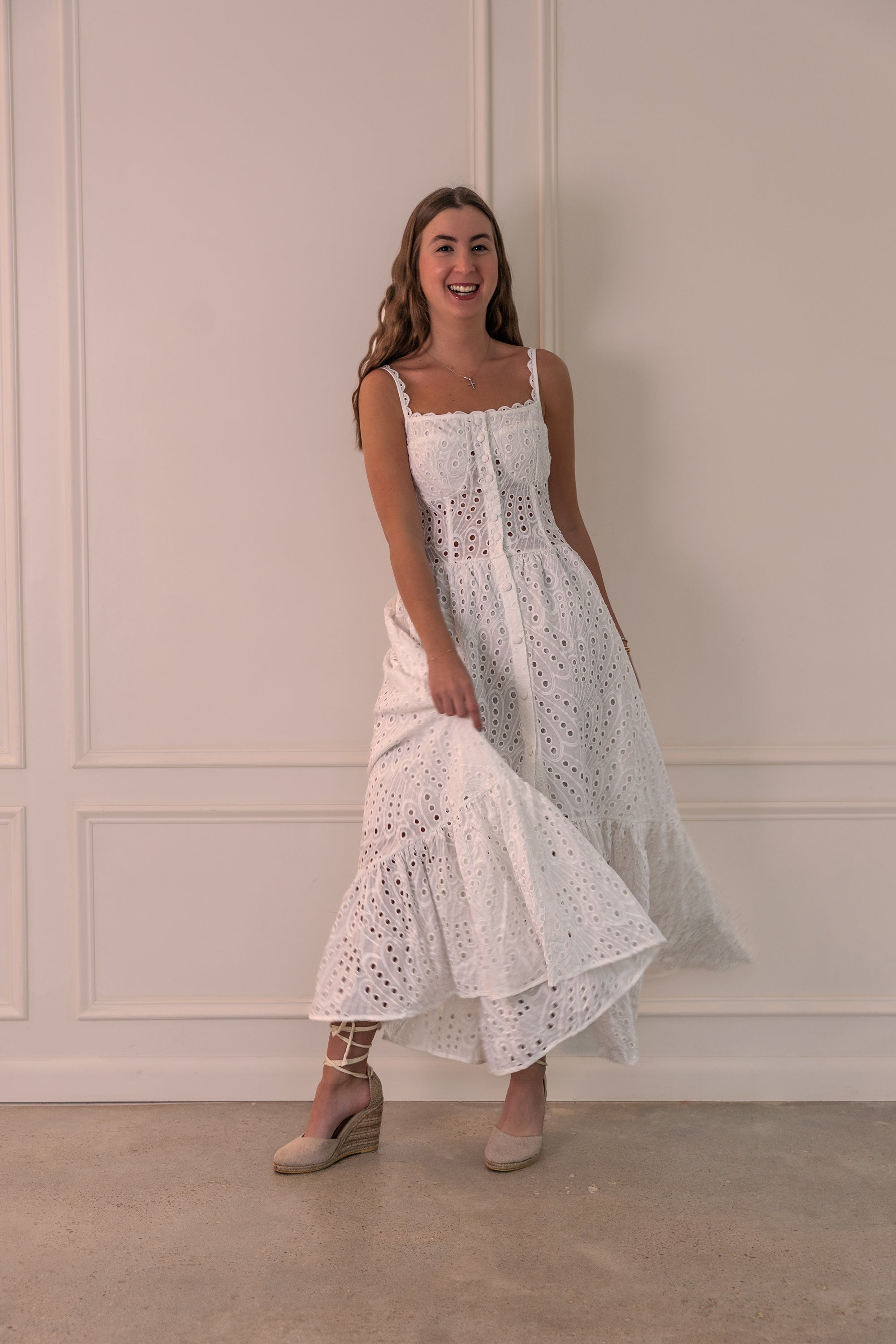 Vestido Manuela Blanco — SERRA