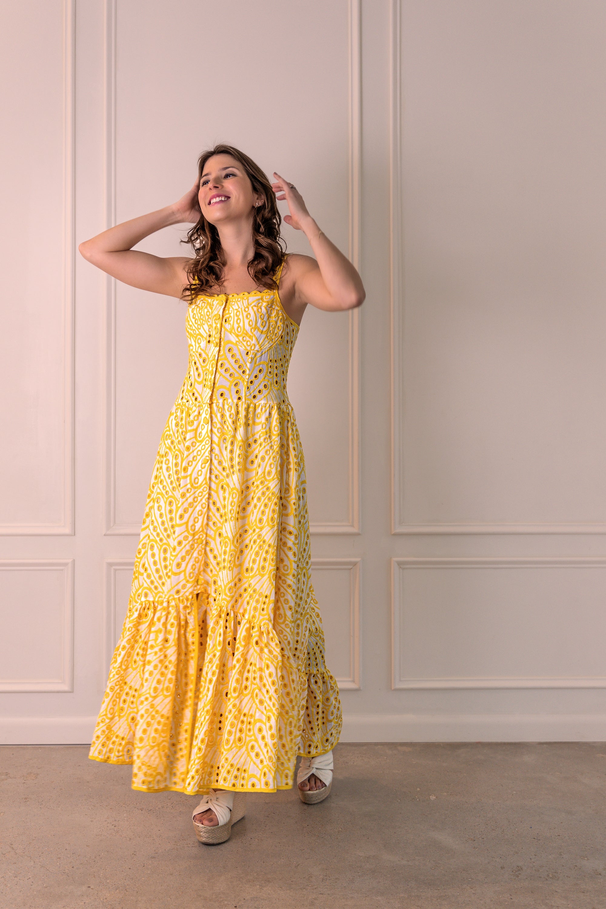 Vestido Manuela Amarillo — SERRA