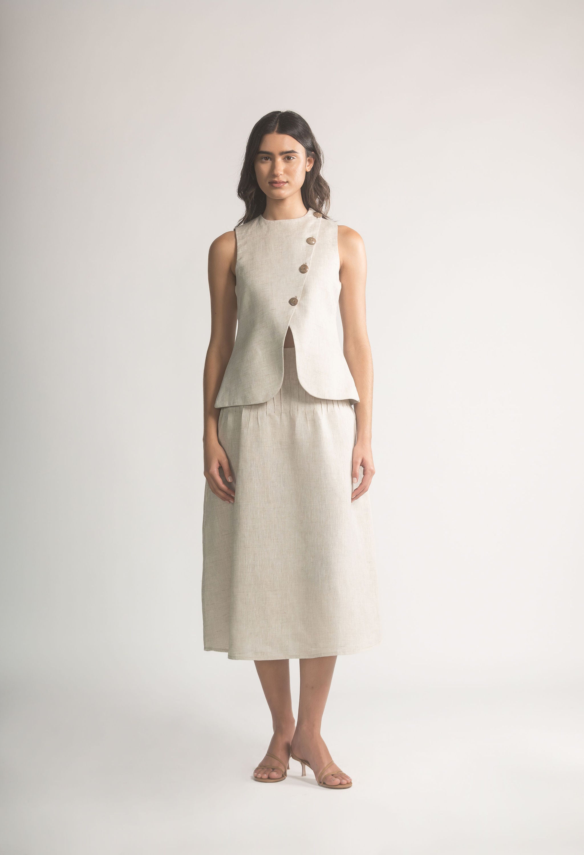 Falda Ivanna Natural — SERRA