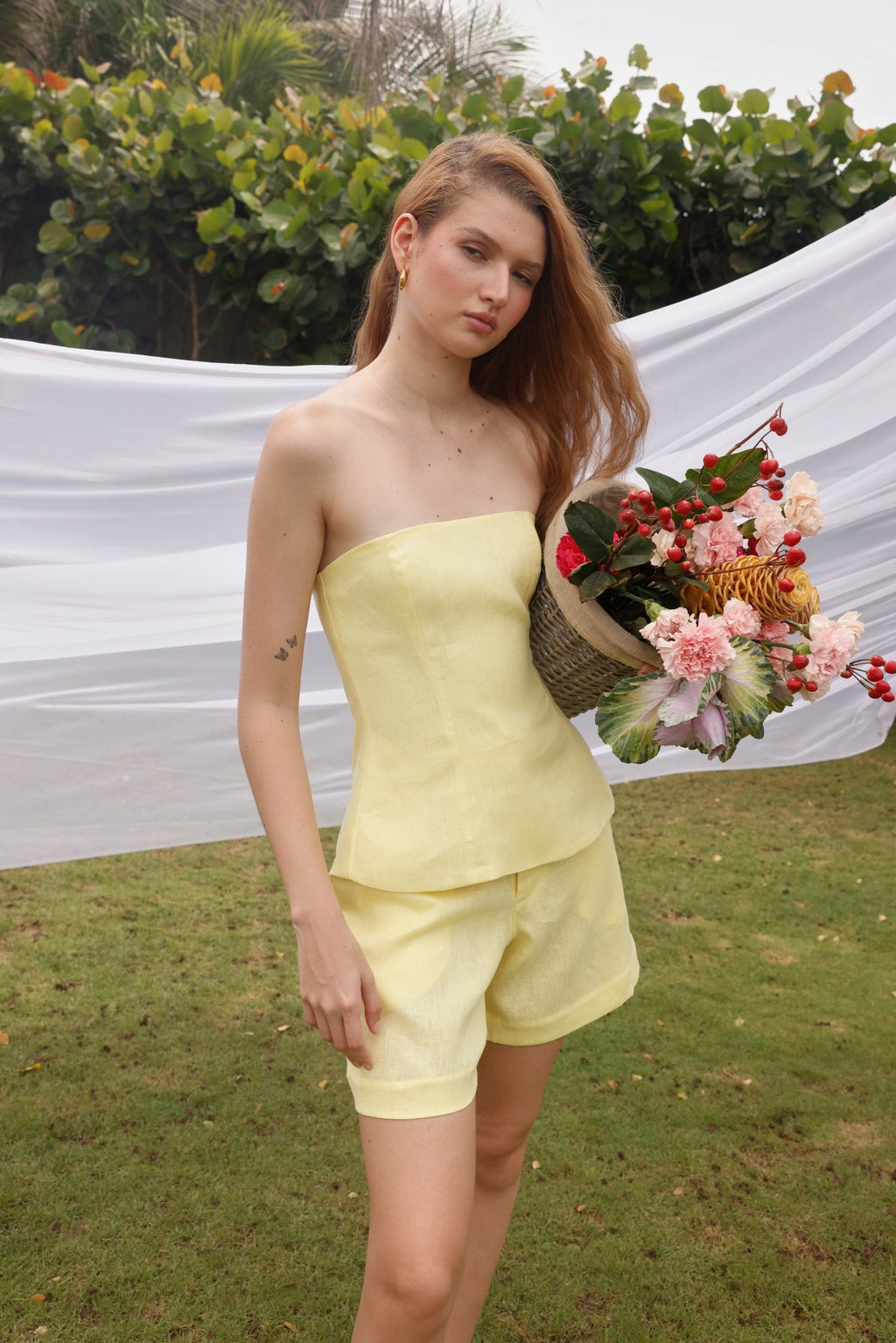 Set Alba Amarillo Pastel
