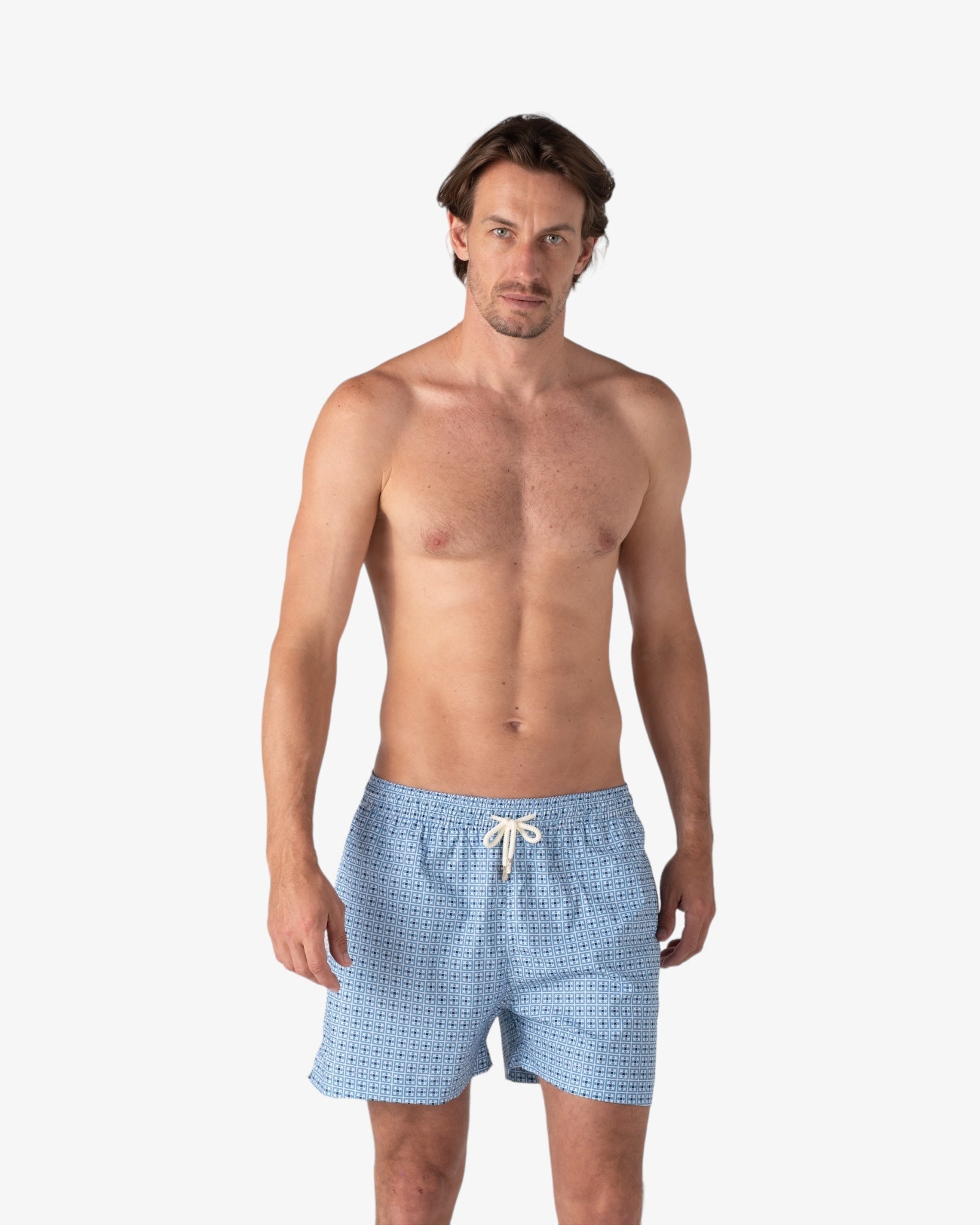 Pantaloneta Mosaico Azul — SERRA