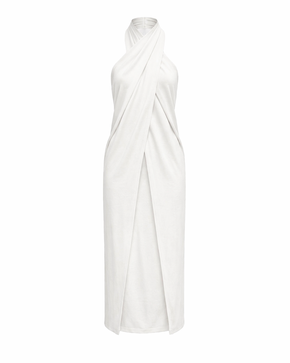 Vestido Refined Long Ivory — SERRA