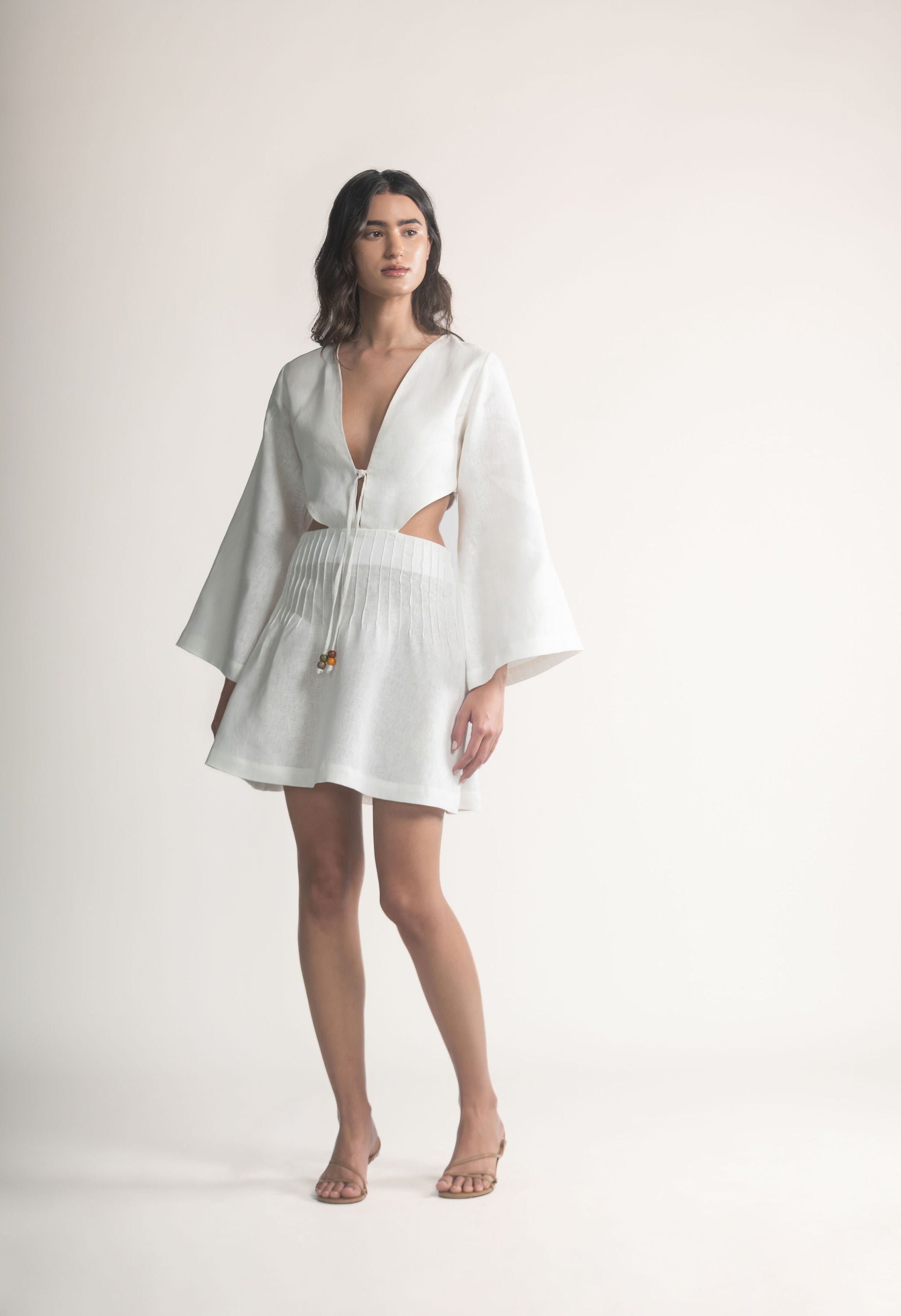 Vestido Serena Marfil — SERRA