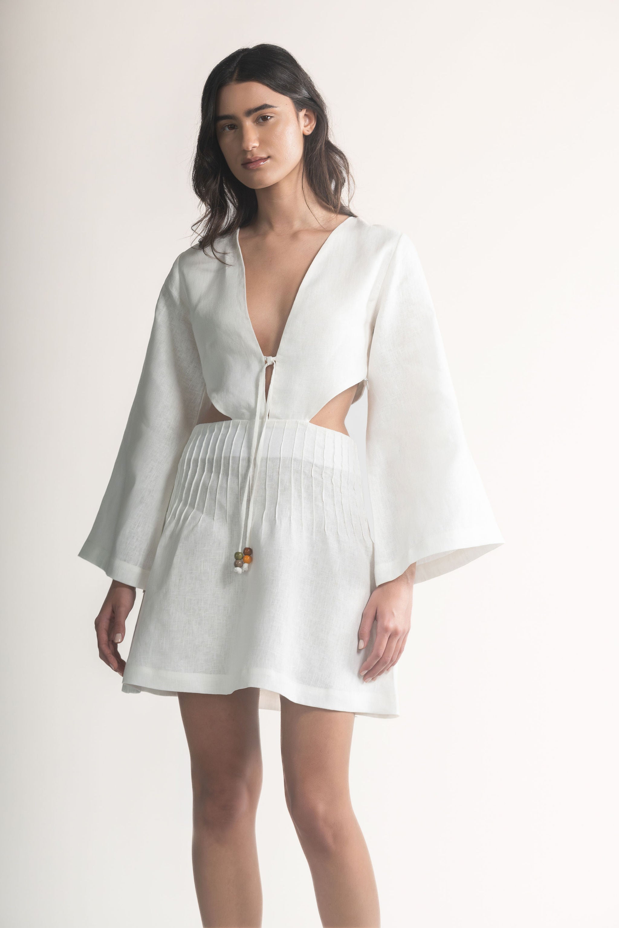 Vestido Serena Marfil — SERRA