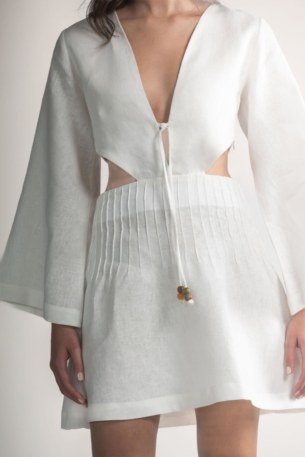 Vestido Serena Marfil — SERRA