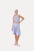 Lover Skirt in White Swirl