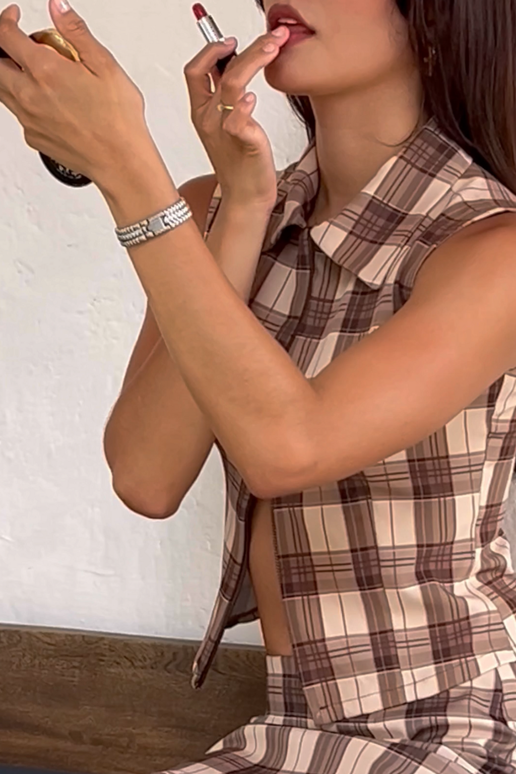 Zip Top 90 Plaid